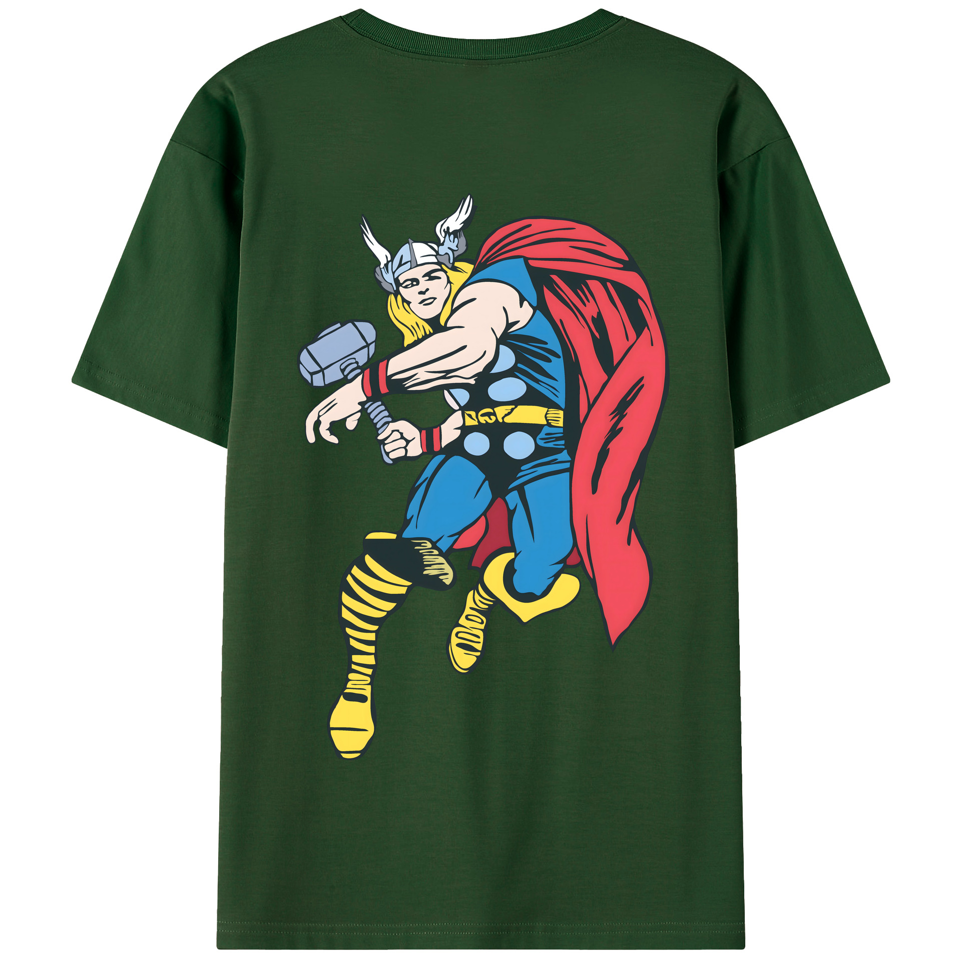 （画像用） アベンジャーズ The Avengers 綿100％半袖Tシャツ（背面プリント）